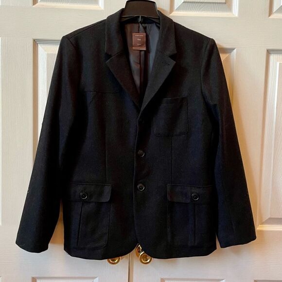 HEATHER GRAY ADMIRAL BLAZER SIZE LARGE NWOT GAP - Picture 1 of 7
